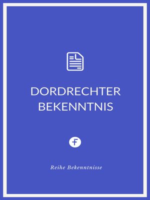 cover image of Dordrechter Bekenntnis